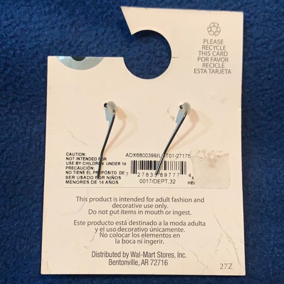 Assessories Shimmery drop earrings, hypo-allergenic - Picture 4 of 4